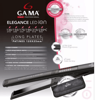 PLANCHA ALISADORA GAMA AUTO BIVOLT ELEGANCE LED ION TITANIO - 4