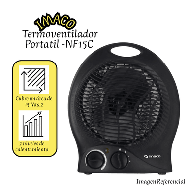 VENTILADOR TERMOVENTILADOR IMACO NF15C 2000 WATTS TERMO