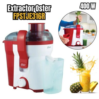 EXTRACTOR OSTER FPSTJE316R 400W JUGOS ROJO