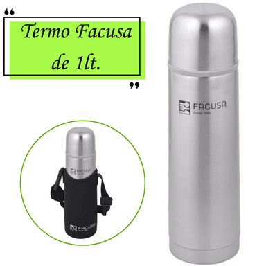 TERMO FACUSA SA1000 ACERO INOXIDABLE 1.0L