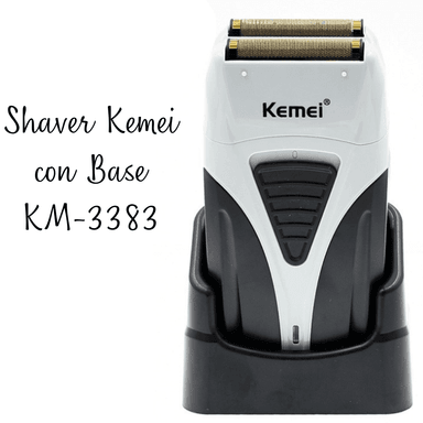 AFEITADORA KEMEI KM-3383 SHAVER RECARGABLE