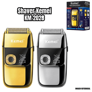 SHAVER KEMEI DIGITAL C/PATILLERO 2 EN 1 KM2028