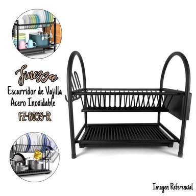ESCURRIDOR DE VAJILLA ACERO INOXIDABLE FINEZZA FZ-8053-R