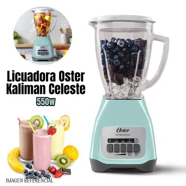LICUADORA OSTER BLSTKAGVPB 2 VELOCIDADES MAS PULSADOR CELESTE