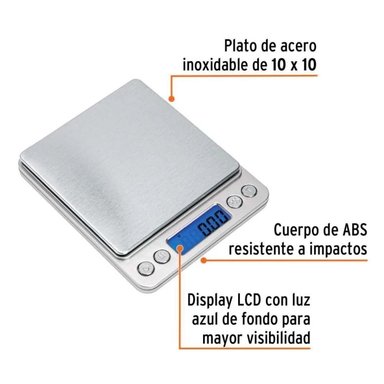 BALANZA DIGITAL MINI PRECISION 5 KG - 2