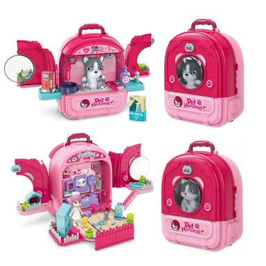 JUEGO DIDÁCTICO MOCHIPETS VETERINARIA 3 EN 1 PERRITO/GATITO - 2