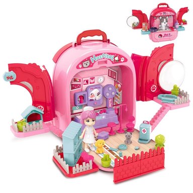 JUEGO DIDÁCTICO MOCHIPETS VETERINARIA 3 EN 1 PERRITO/GATITO - 4