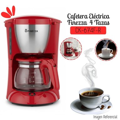 CAFETERA FINEZZA CK-674F FILTRO ROJO