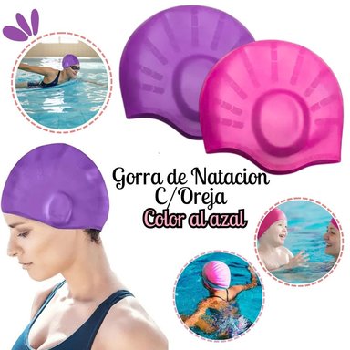 GORRO 4545 CON OREJA NATACION-RM