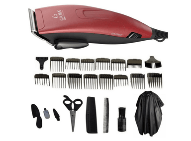 MÁQUINA DE CORTAR CABELLO GAMA BECCP0000000583 GM562 ROJA 24 PIEZAS - 4