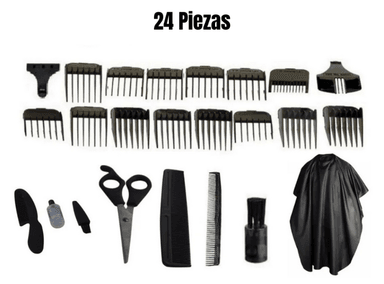 MÁQUINA DE CORTAR CABELLO GAMA BECCP0000000583 GM562 ROJA 24 PIEZAS - 5
