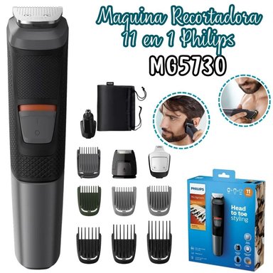 MAQUINA RECORTADORA PHILIPS MG5730 11 EN 1 - 1