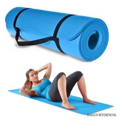 MAT DE YOGA DE 15MM CON ELÁSTICO PORTÁTIL - 2