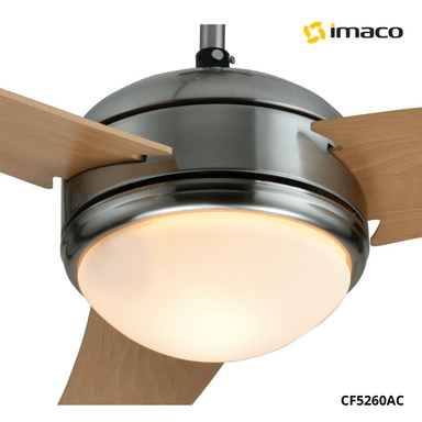 VENTILADOR TECHO IMACO CF5260AC 60W 52 CON LUZ Y CONTROL REMOTO - 2