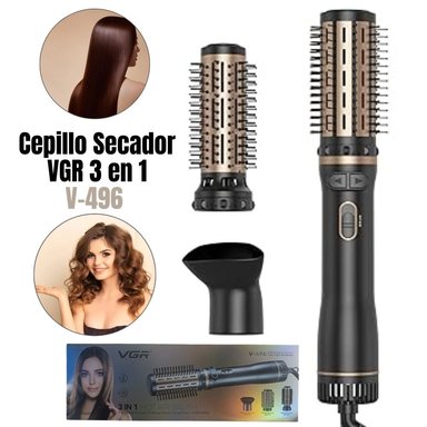 CEPILLO SECADOR V-496 1000W VGR 3 EN 1