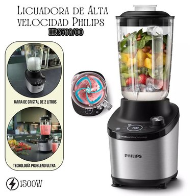 LICUADORA DE ALTA VELOCIDAD PHILIPS HR3760/00 - 1