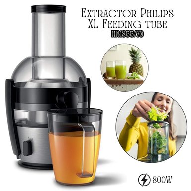 EXTRACTOR DE JUGOS VIVA COLECTION PHILIPS HR185570