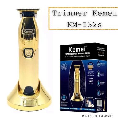 TRIMMER KEMEI CON BASE DORADO-KM-I32S