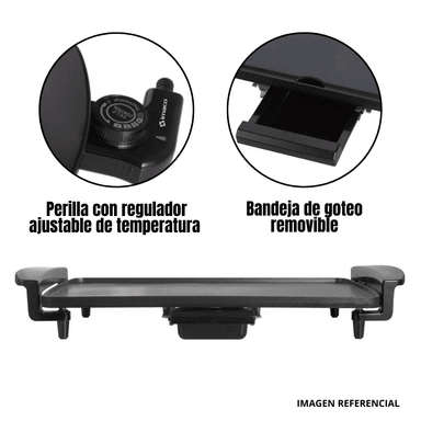 GRILL TIPO PLANCHA IMACO ANTIADHERENTE - IG5025 - 2