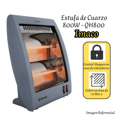 ESTUFA ELECTRICA DE CUARZO IMACO QH800