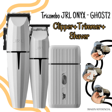 TRICOMBO JRL ONYX CLIPPER + TRIMMER + SHAVER - GHOST2