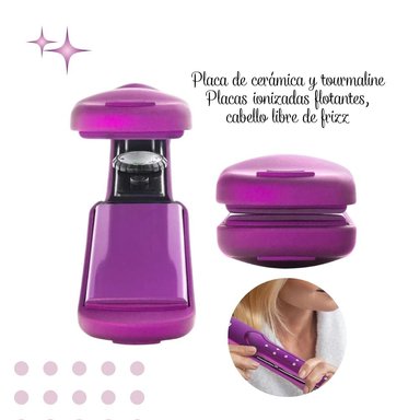 PLANCHA ALISADORA DE CABELLO SIEGEN SG-3540 BRIGHT PURPLE - 3