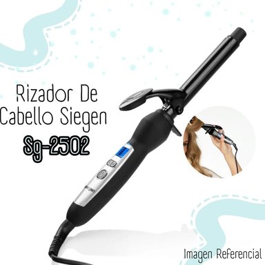 RIZADORA SIEGEN DE CABELLO DIGITAL 19MM BI-VOLT SG 2502
