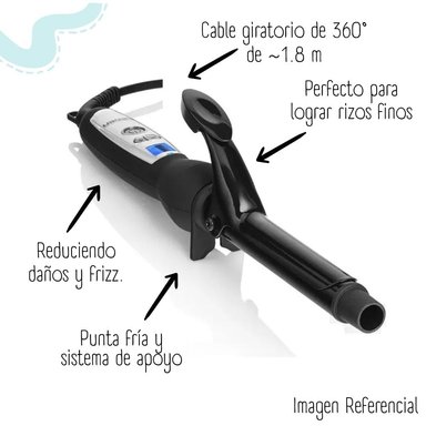 RIZADORA SIEGEN DE CABELLO DIGITAL 19MM BI-VOLT SG 2502 - 2