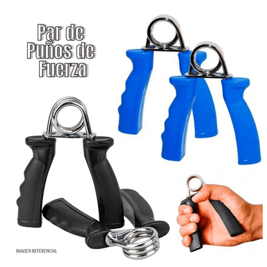HANDS GRIPS - PUÑO DE FUERZA PARA MANOS Y ANTEBRAZO - AZUL