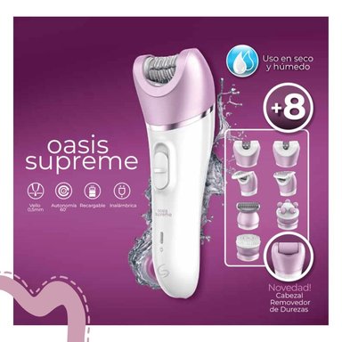 DEPILADORA RECARGABLE GAMA OASIS SUPREME - 5