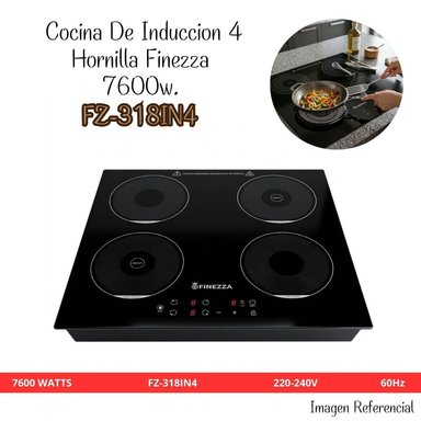COCINA DE INDUCCION 4 HORNILLA FINEZZA - FZ-318IN4