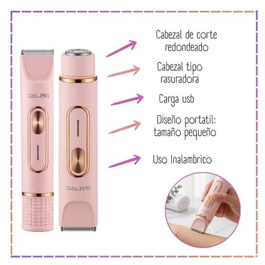 DEPILADOR RECARGABLE CORPORAL DALING - DL-6058 - 3