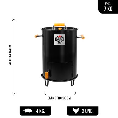 CILINDRO MEAT MASTER NEGRO ASADOR - 2