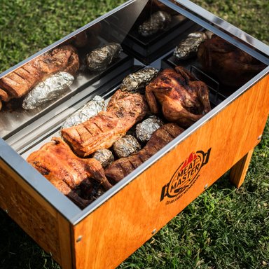 CAJA CHINA MEAT MASTER NEGRO INOXIDABLE MEDIANA - 5