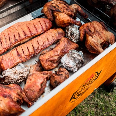 CAJA CHINA MEAT MASTER NEGRO INOXIDABLE GRANDE - 5