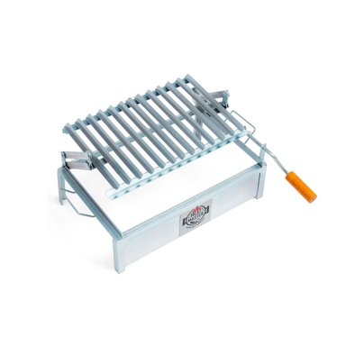 CAJA CHINA MEAT MASTER MADERA JUNIOR + PARRILLA ANGULOS LEVADIZA GALV - 5