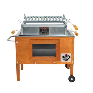CAJA CHINA MEAT MASTER JR VENTANA + PARRILLA ANGULOS LEVADIZA + TERMOMETRO - 3