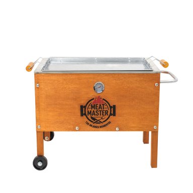 CAJA CHINA MEAT MASTER JR VENTANA + PARRILLA ANGULOS LEVADIZA + TERMOMETRO - 4