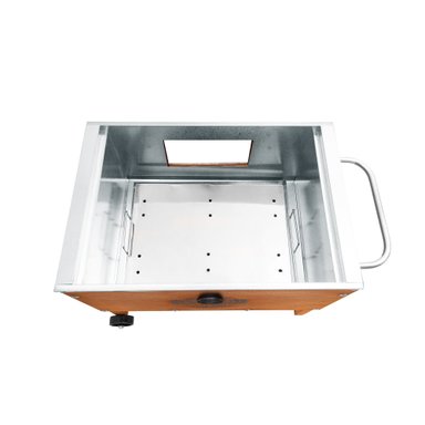 CAJA CHINA MEAT MASTER JR VENTANA + PARRILLA ANGULOS LEVADIZA + TERMOMETRO - 5