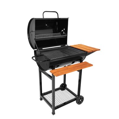 PARRILLA MEAT MASTER NEGRO MEDIANA TAPA DOS NIVELES PREMIUM