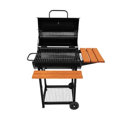 PARRILLA MEAT MASTER NEGRO MEDIANA TAPA DOS NIVELES PREMIUM - 4