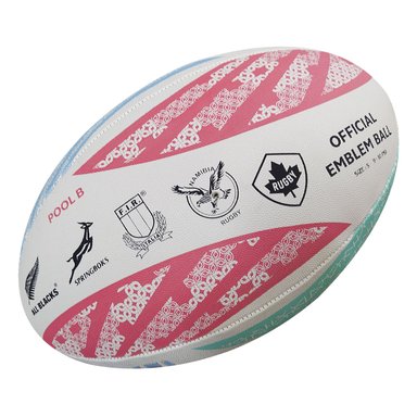 PELOTA RUGBY GILBERT REPLICA RWC 2019 EMBLEM SZ5