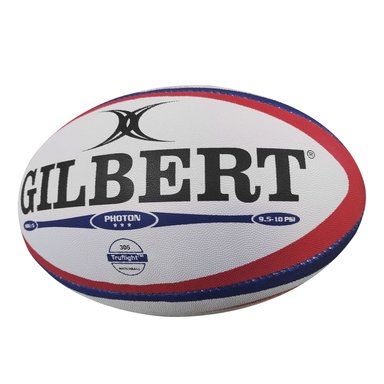 PELOTA RUGBY GILBERT PHOTON OFFICIAL SZ 5 RED/BLUE