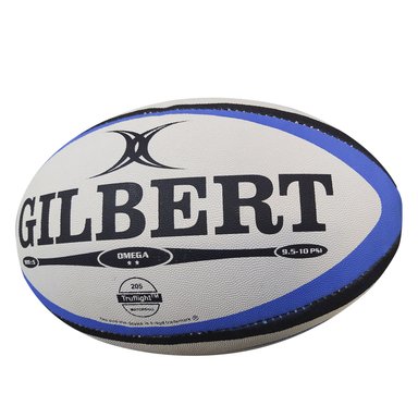 GILBERT PELOTA DE RUGBY OFFICIAL OMEGA BALLS SZ5 - BLUE/BLACK