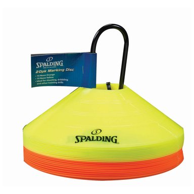 SPALDING PLATOS DE ENTRENAMIENTO PACK 20 UND CON SOPORTE