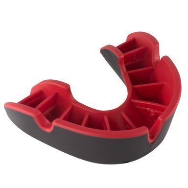PROTECTOR BUCAL OPRO SILVER BLACK RED