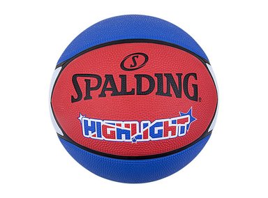 PELOTA BASKET SPALDING HIGHLIGHT R/W/B TALLA 7