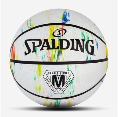 PELOTA BASKET SPALDING MARBLE SERIES RAINBOW TALLA 6
