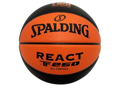 PELOTA BASKET SPALDING TF-250 REACT SZ7 FIBA BICOLOR TALLA 7