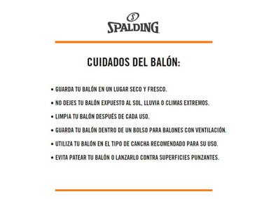 PELOTA BASKET SPALDING TF-1000 PRECISION SZ7 FIBA BICOLOR TALLA 7 - 5